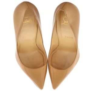 Christian Louboutin Nude Heels Used Size 8.5